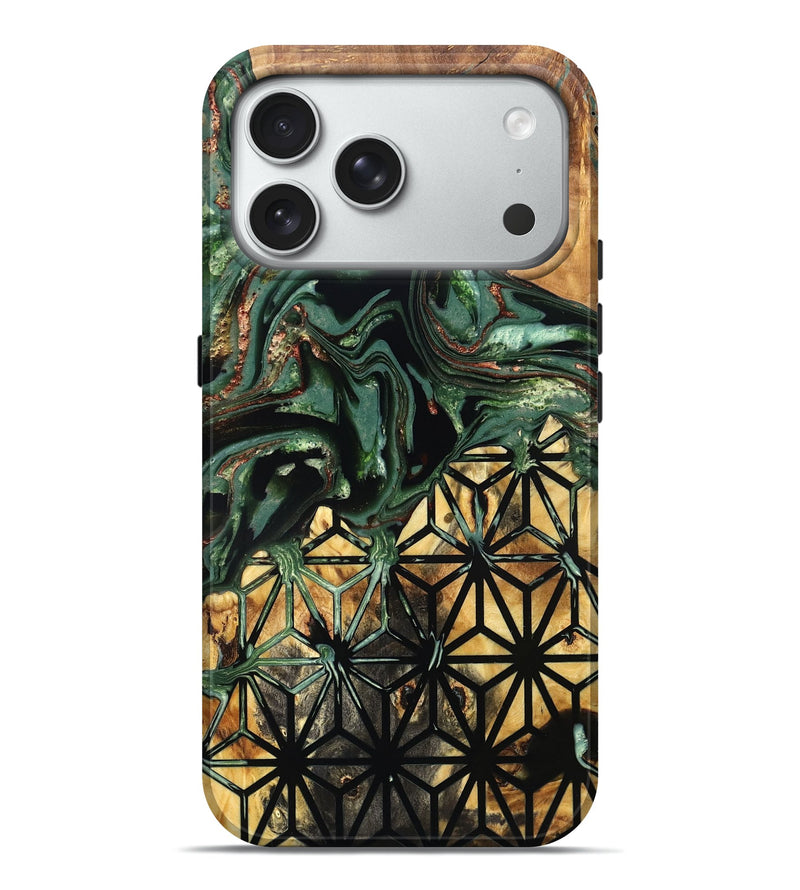 iPhone 18 Pro Max Wood Live Edge Phone Case - Ryne (Pattern, 823492)