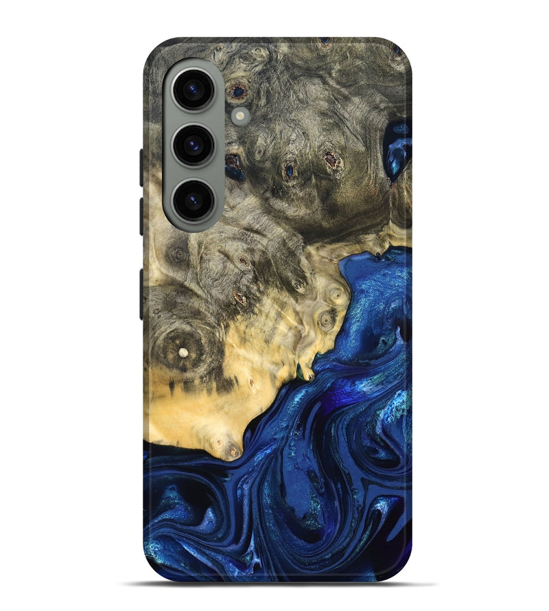 Galaxy S24 Plus Wood Live Edge Phone Case - Esteban (Blue, 823495)