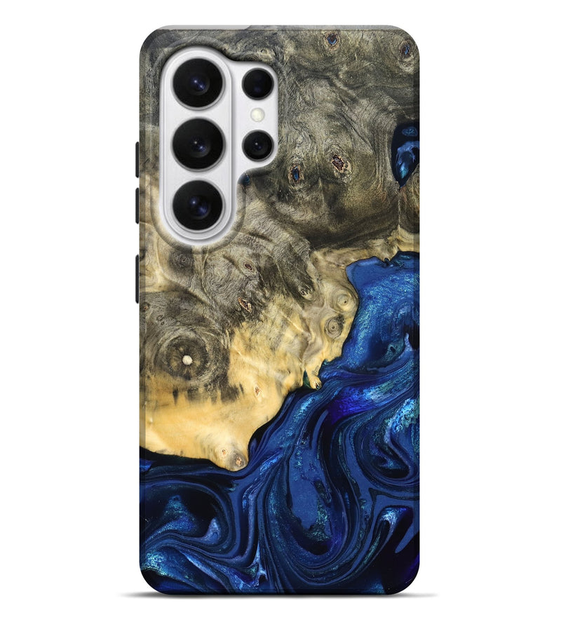 Galaxy S26 Ultra Wood Live Edge Phone Case - Esteban (Blue, 823495)