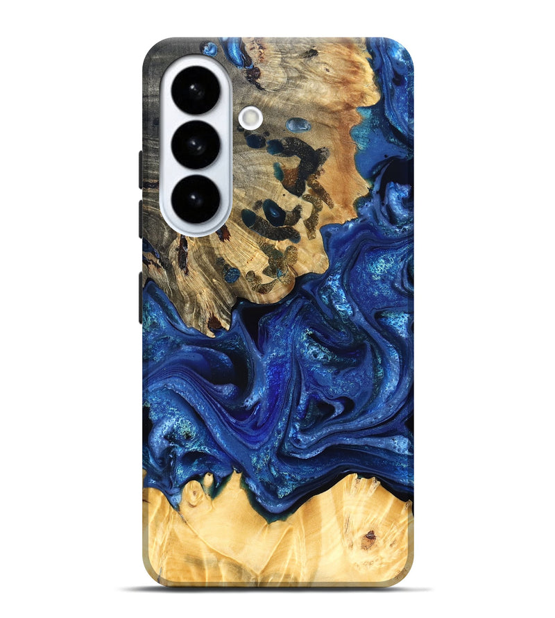 Galaxy S26 Plus Wood Live Edge Phone Case - Roma (Blue, 823496)