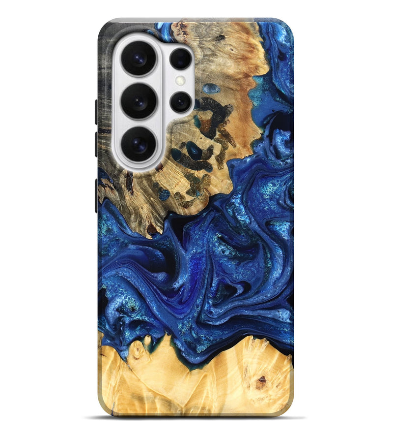 Galaxy S26 Ultra Wood Live Edge Phone Case - Roma (Blue, 823496)