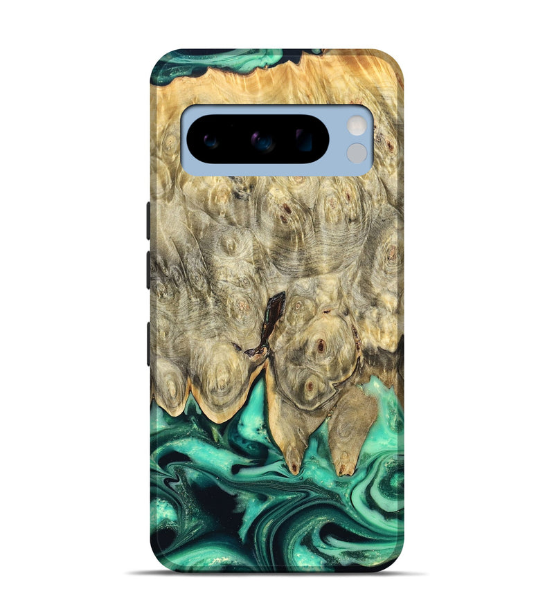 Pixel 8 Pro Wood Live Edge Phone Case - Essie (Green, 823498)