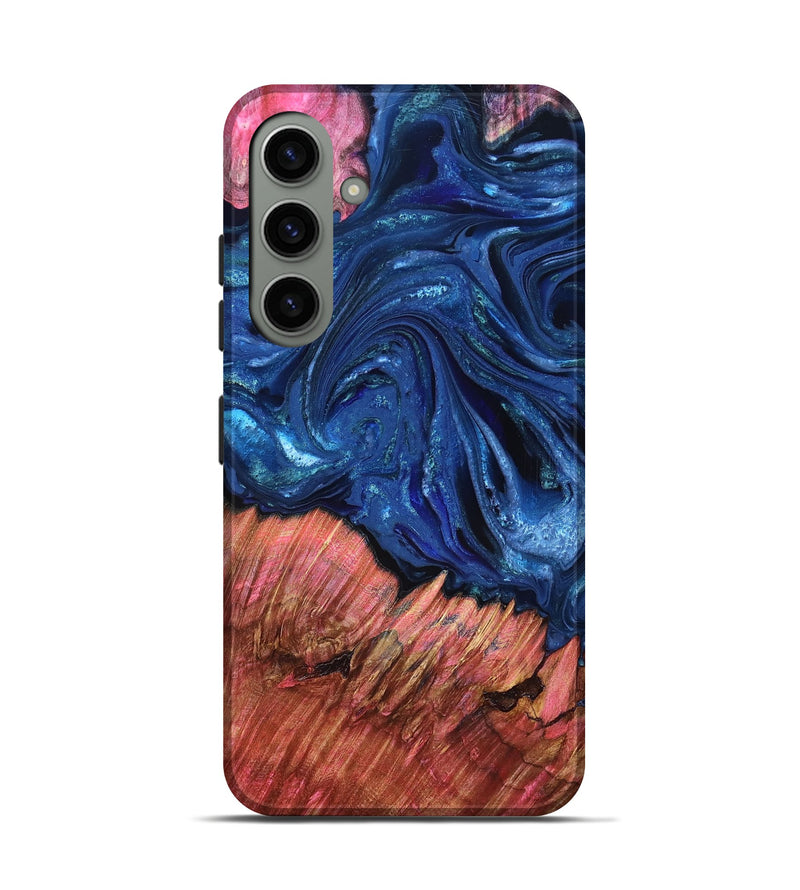 Galaxy S24 Wood Live Edge Phone Case - Harlem (Blue, 823500)