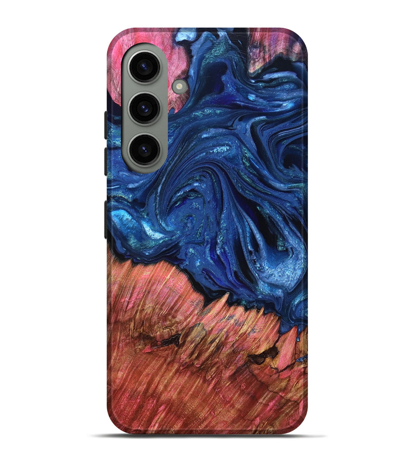 Galaxy S24 Plus Wood Live Edge Phone Case - Harlem (Blue, 823500)