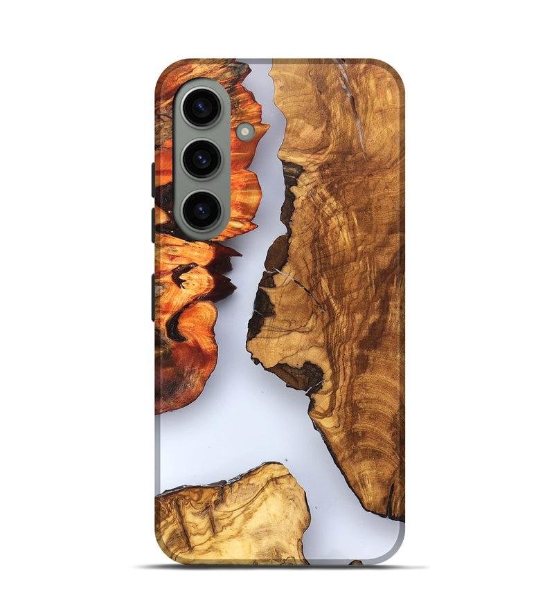 Galaxy S24 Wood Live Edge Phone Case - Bria (Clear, 823501)