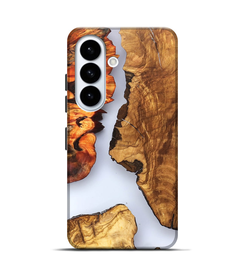 Galaxy S26 Wood Live Edge Phone Case - Bria (Clear, 823501)