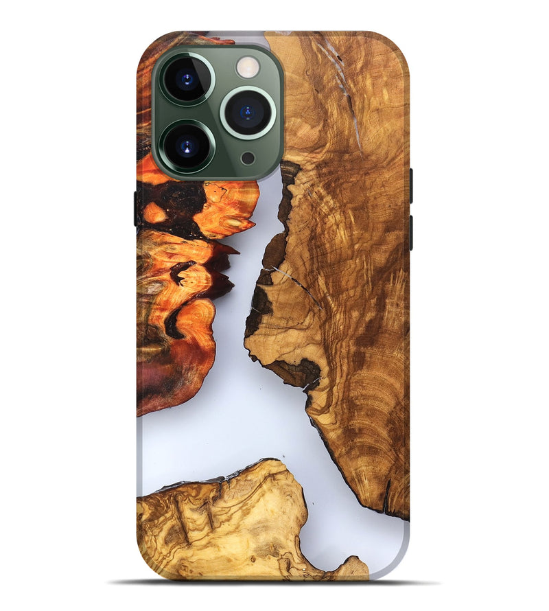 iPhone 13 Pro Max Wood Live Edge Phone Case - Bria (Clear, 823501)