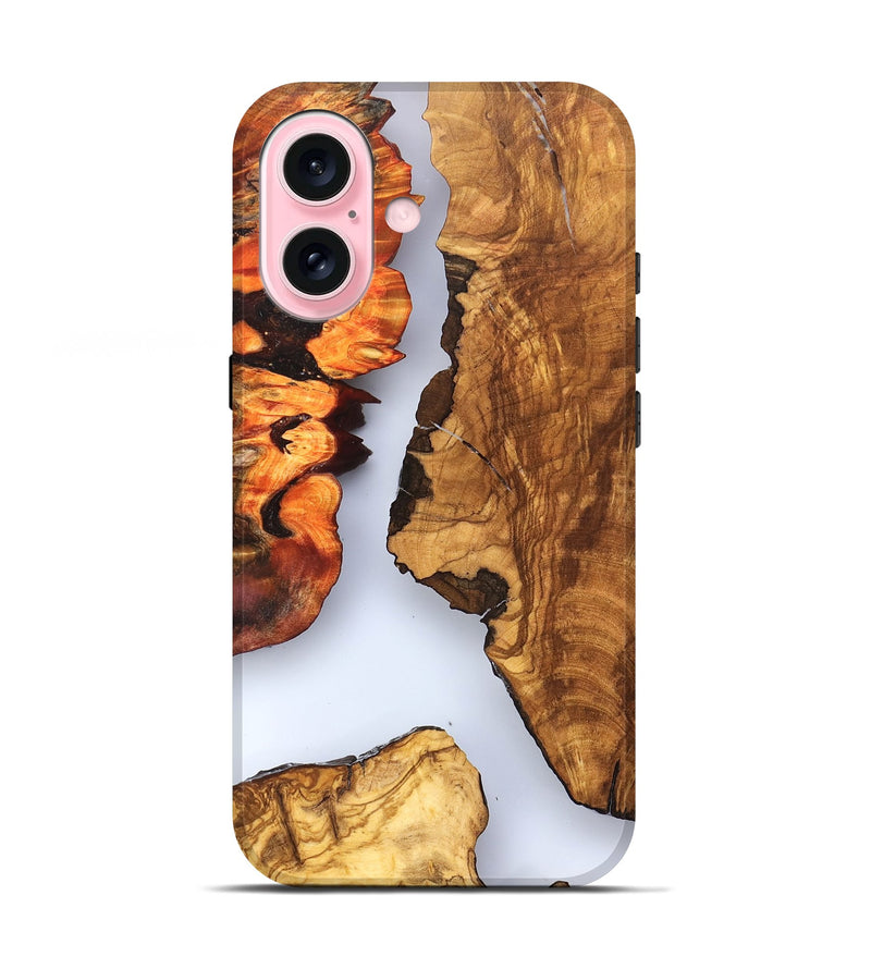 iPhone 17 Wood Live Edge Phone Case - Bria (Clear, 823501)