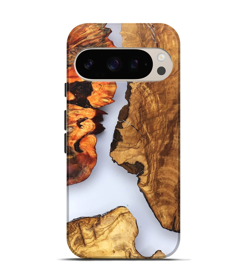 Pixel 10 Pro Wood Live Edge Phone Case - Bria (Clear, 823501)