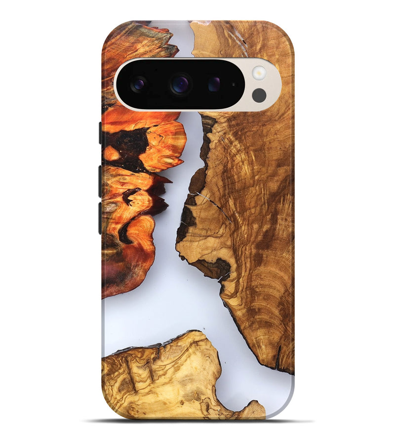 Pixel 9 Pro XL Wood Live Edge Phone Case - Bria (Clear, 823501)
