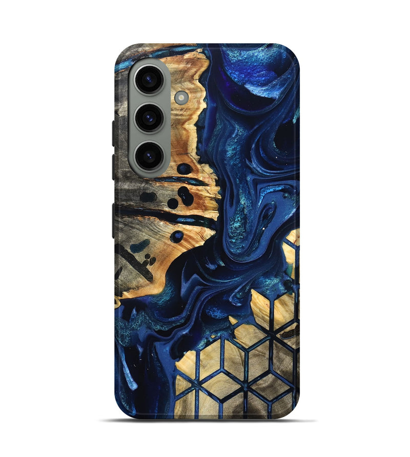 Galaxy S24 Wood Live Edge Phone Case - Almon (Pattern, 823504)