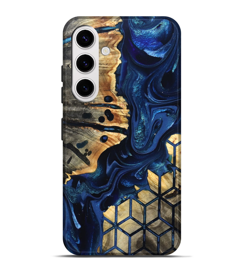 Galaxy S25 Plus Wood Live Edge Phone Case - Almon (Pattern, 823504)