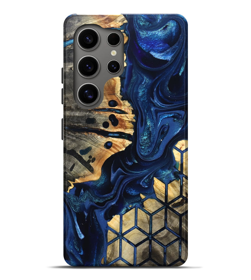 Galaxy S25 Ultra Wood Live Edge Phone Case - Almon (Pattern, 823504)