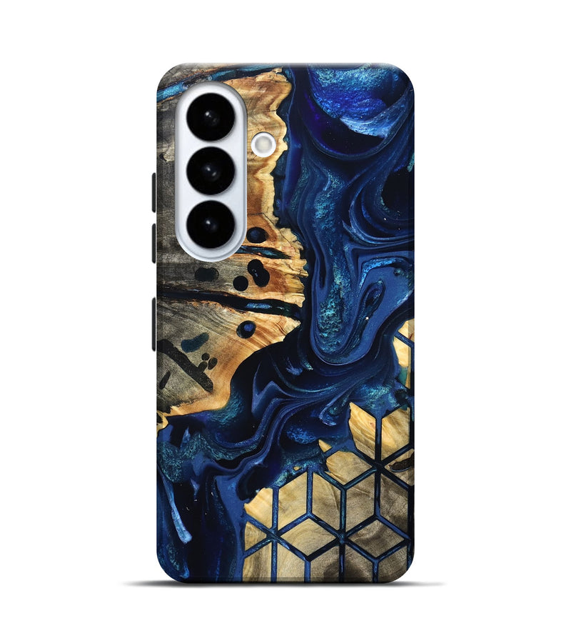 Galaxy S26 Wood Live Edge Phone Case - Almon (Pattern, 823504)