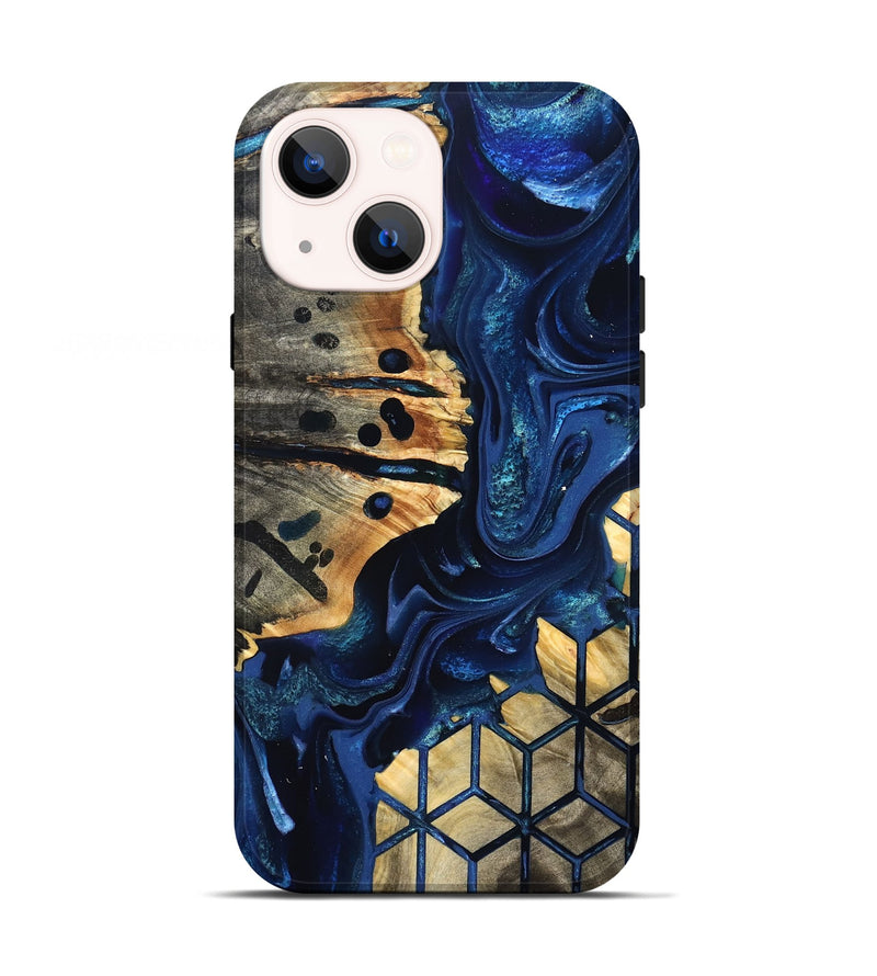 iPhone 13 Wood Live Edge Phone Case - Almon (Pattern, 823504)