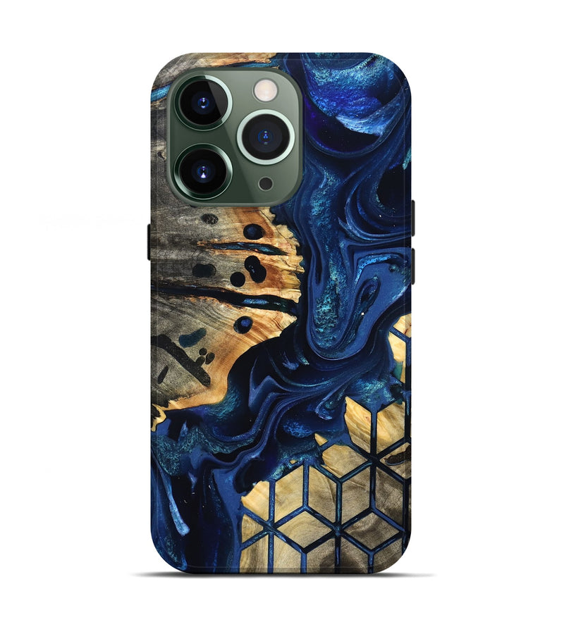 iPhone 13 Pro Wood Live Edge Phone Case - Almon (Pattern, 823504)