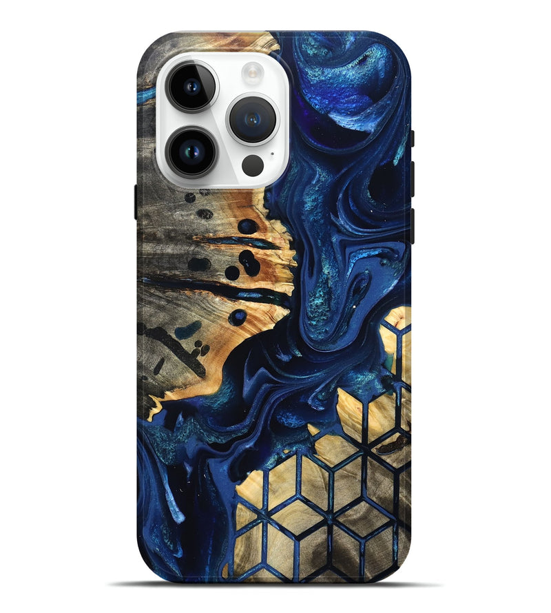 iPhone 15 Pro Max Wood Live Edge Phone Case - Almon (Pattern, 823504)