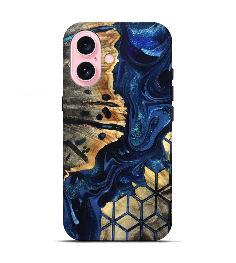 iPhone 17 Wood Live Edge Phone Case - Almon (Pattern, 823504)