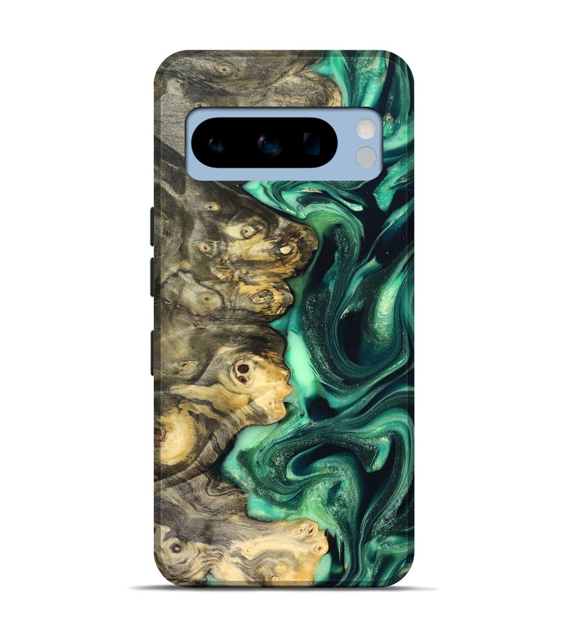 Pixel 8 Pro Wood Live Edge Phone Case - Renata (Green, 823507)