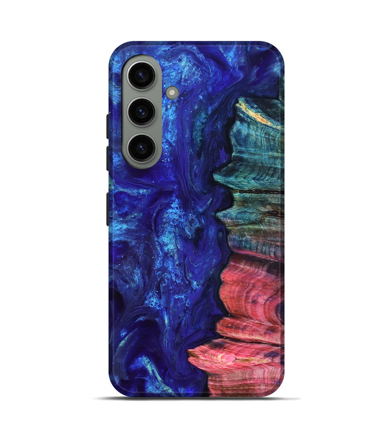 Galaxy S24 Wood Live Edge Phone Case - Jamir (Purple, 823509)
