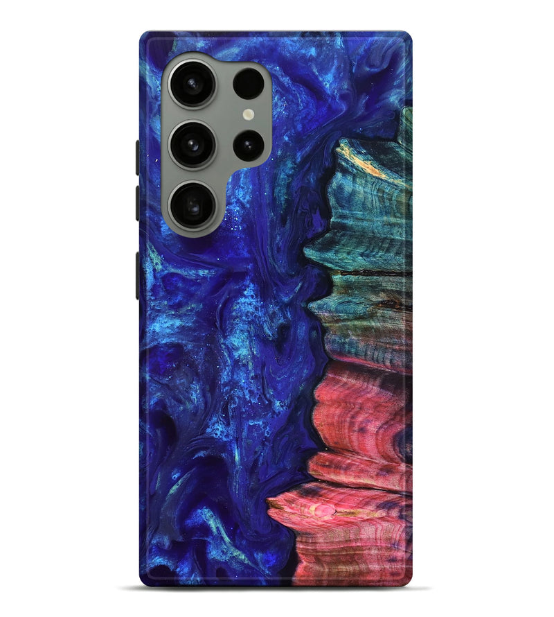 Galaxy S24 Ultra Wood Live Edge Phone Case - Jamir (Purple, 823509)