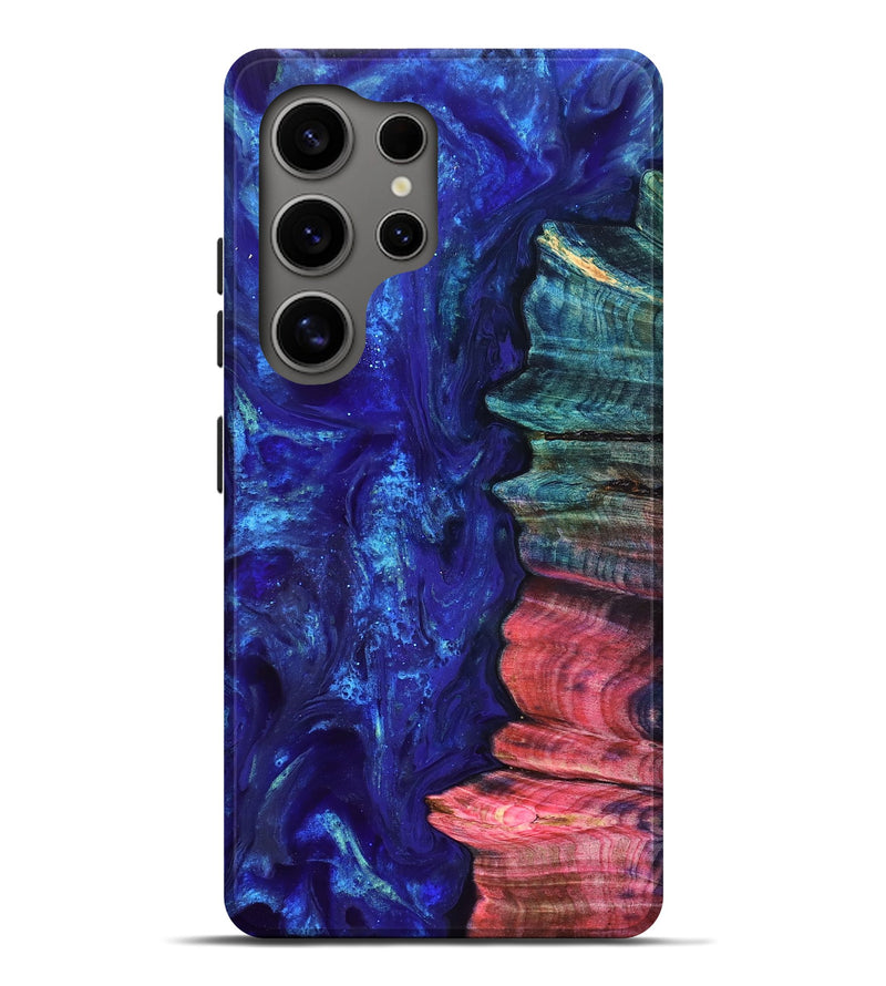 Galaxy S25 Ultra Wood Live Edge Phone Case - Jamir (Purple, 823509)