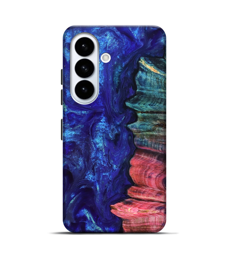 Galaxy S26 Wood Live Edge Phone Case - Jamir (Purple, 823509)