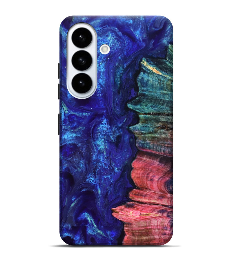 Galaxy S26 Plus Wood Live Edge Phone Case - Jamir (Purple, 823509)