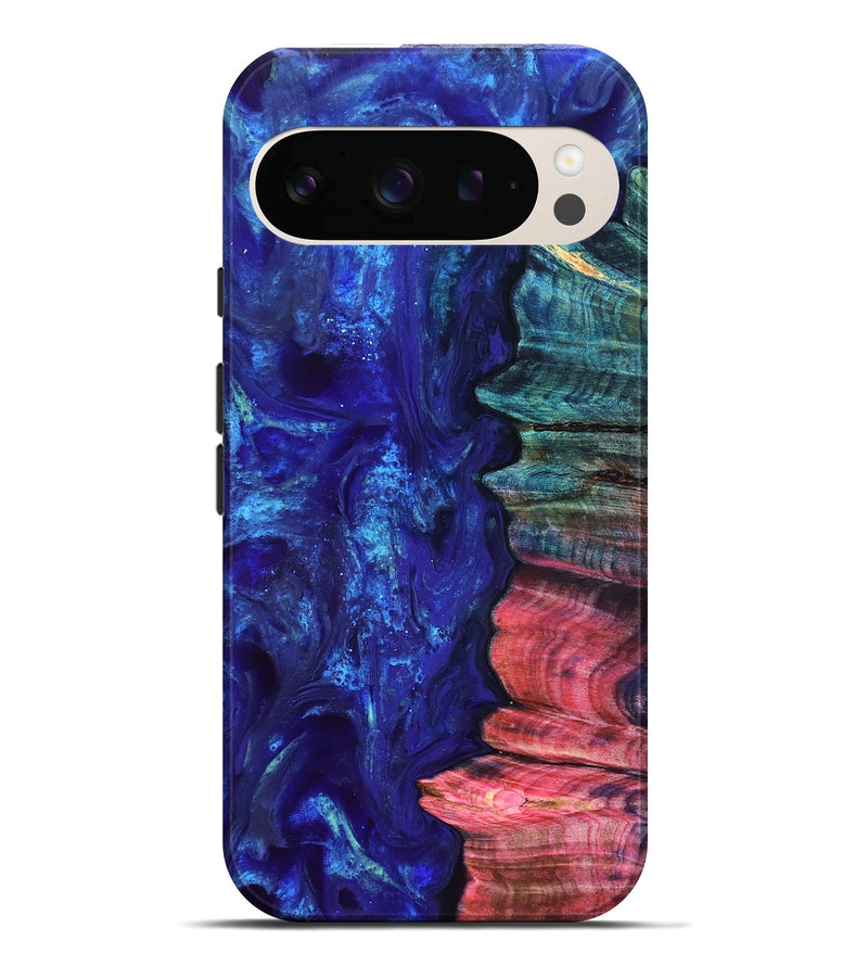 Pixel 10 Pro XL Wood Live Edge Phone Case - Jamir (Purple, 823509)