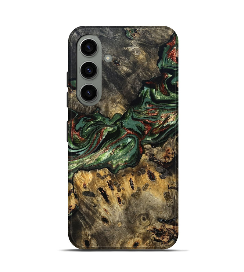 Galaxy S24 Wood Live Edge Phone Case - Meadow (Green, 823510)