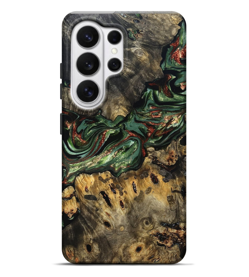 Galaxy S26 Ultra Wood Live Edge Phone Case - Meadow (Green, 823510)