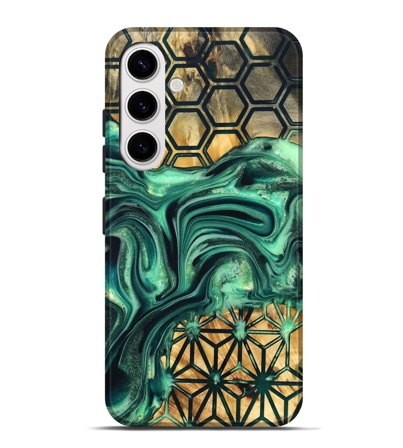 Galaxy S25 Plus Wood Live Edge Phone Case - Lila (Pattern, 823511)
