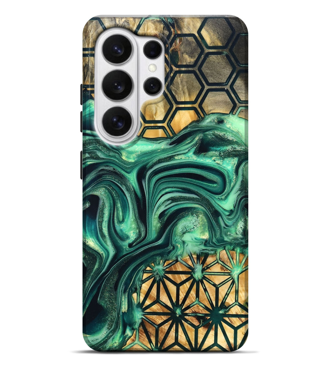 Galaxy S26 Ultra Wood Live Edge Phone Case - Lila (Pattern, 823511)