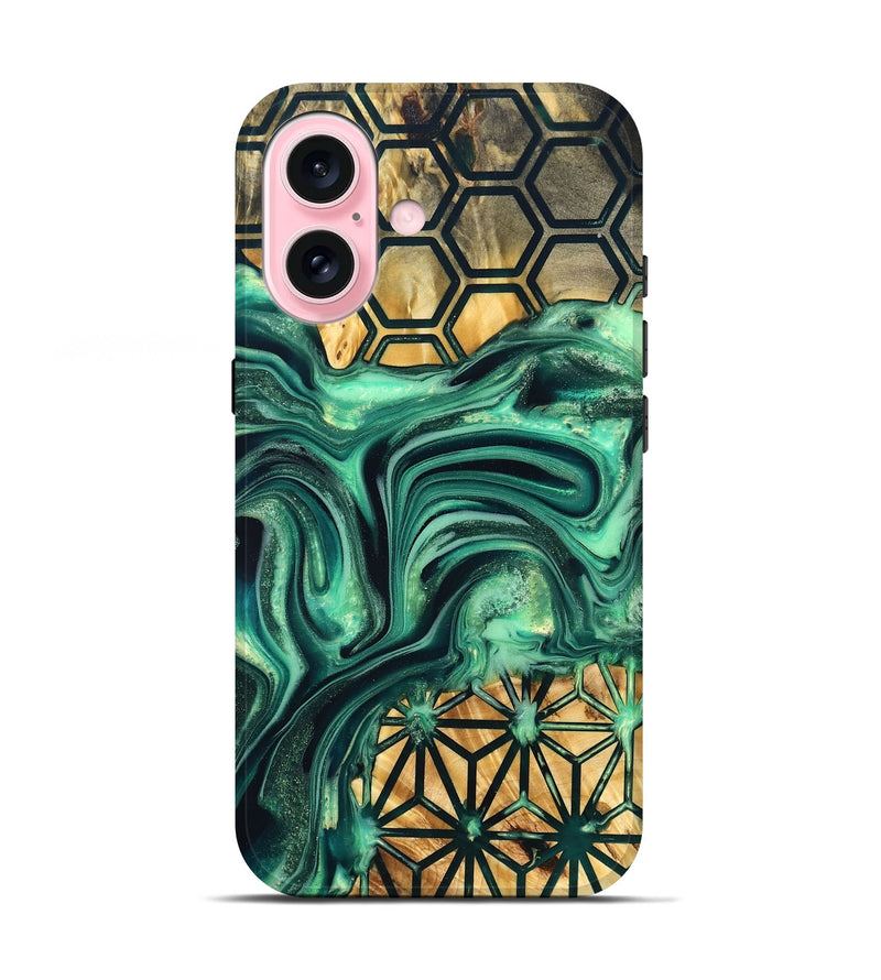 iPhone 17 Wood Live Edge Phone Case - Lila (Pattern, 823511)