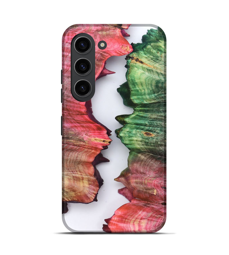 Galaxy S23 Wood Live Edge Phone Case - Dakari (Clear, 823513)