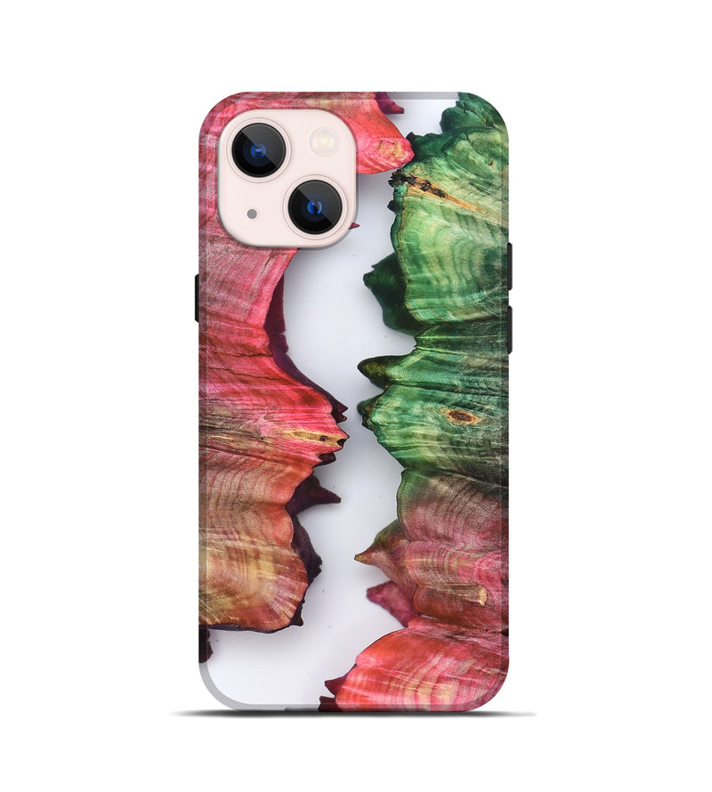 iPhone 13 mini Wood Live Edge Phone Case - Dakari (Clear, 823513)