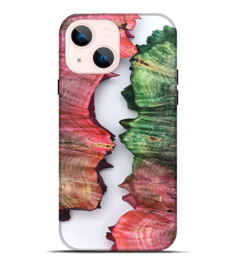 iPhone 14 Plus Wood Live Edge Phone Case - Dakari (Clear, 823513)