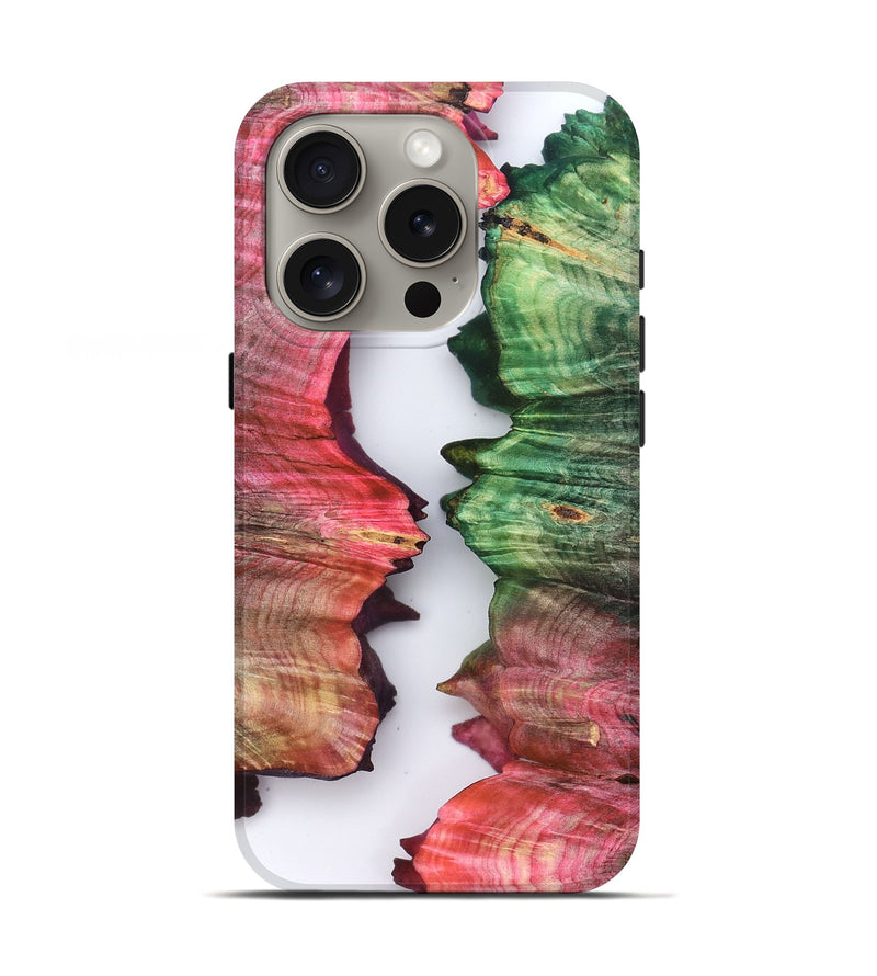 iPhone 16 Pro Wood Live Edge Phone Case - Dakari (Clear, 823513)