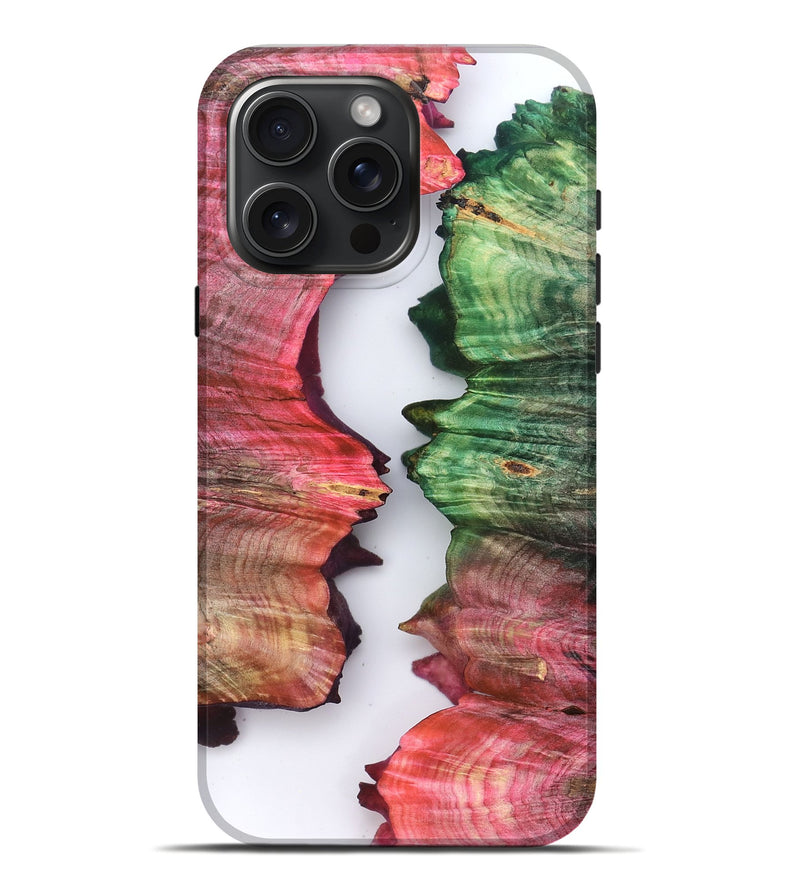 iPhone 16 Pro Max Wood Live Edge Phone Case - Dakari (Clear, 823513)