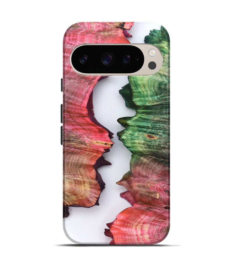 Pixel 9 Pro Wood Live Edge Phone Case - Dakari (Clear, 823513)