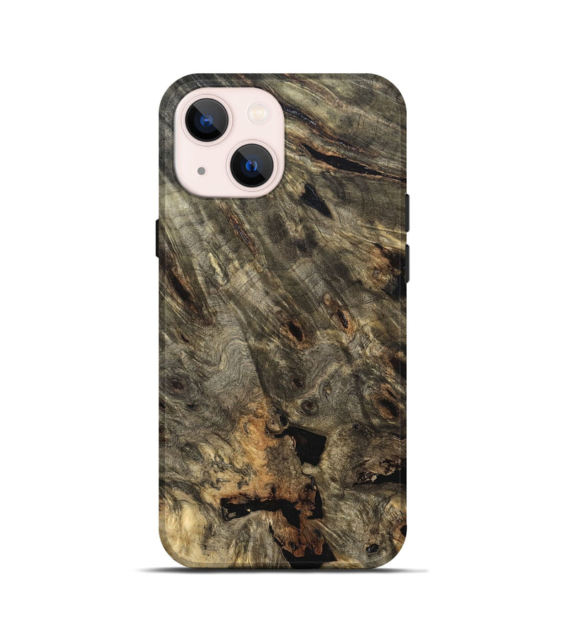 iPhone 13 mini Wood Live Edge Phone Case - Mara (Solid Wood, 823515)