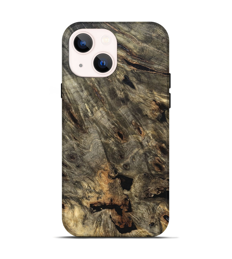 iPhone 14 Wood Live Edge Phone Case - Mara (Solid Wood, 823515)