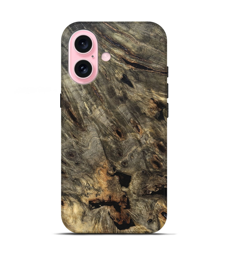 iPhone 17 Wood Live Edge Phone Case - Mara (Solid Wood, 823515)