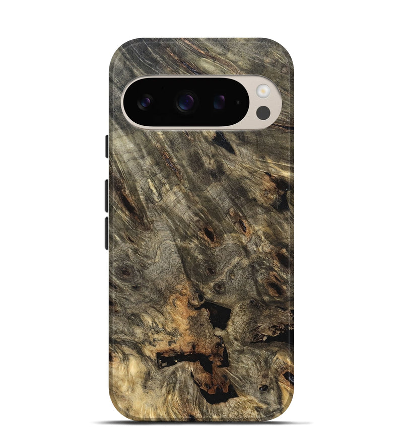 Pixel 9 Wood Live Edge Phone Case - Mara (Solid Wood, 823515)