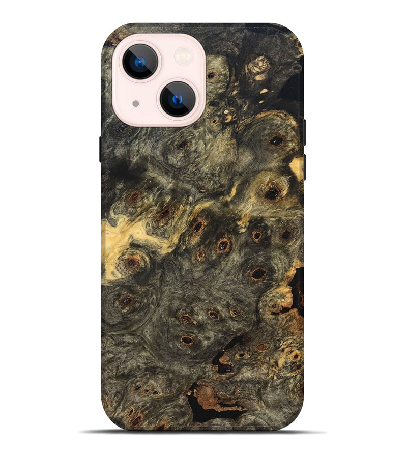 iPhone 14 Plus Wood Live Edge Phone Case - Besse (Solid Wood, 823516)