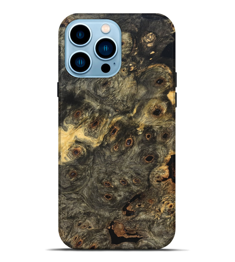 iPhone 14 Pro Max Wood Live Edge Phone Case - Besse (Solid Wood, 823516)