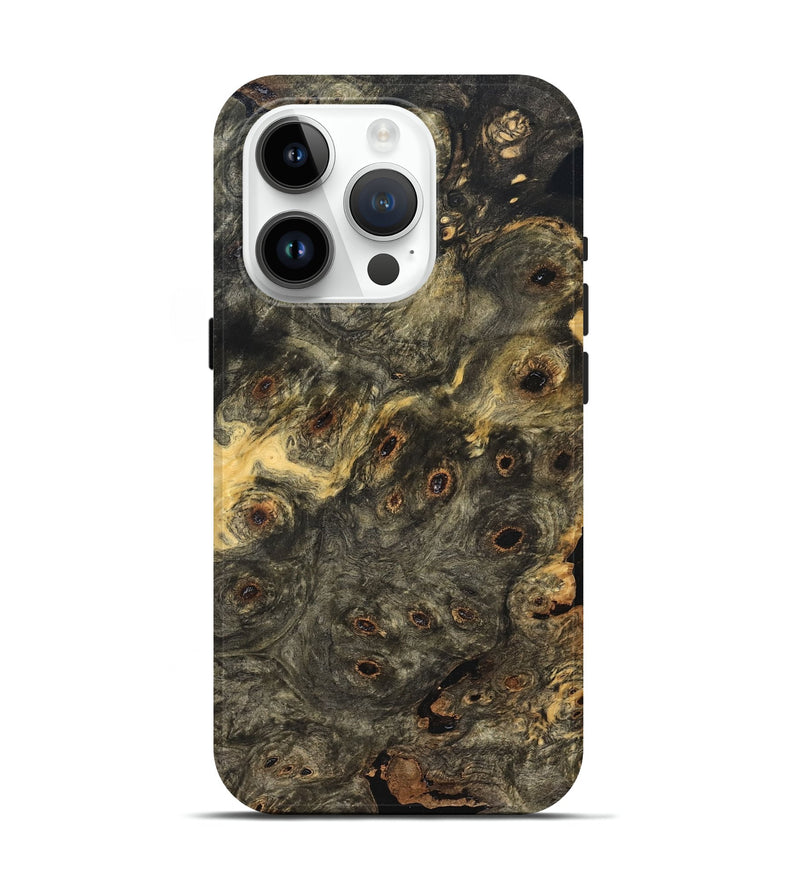 iPhone 15 Pro Wood Live Edge Phone Case - Besse (Solid Wood, 823516)