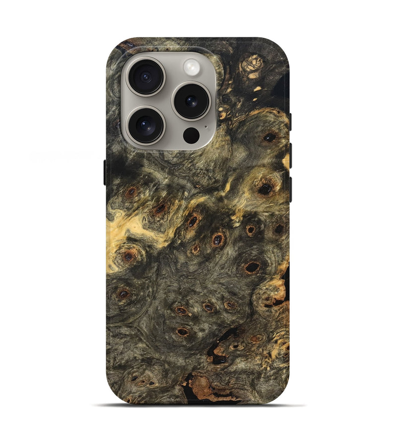 iPhone 16 Pro Wood Live Edge Phone Case - Besse (Solid Wood, 823516)