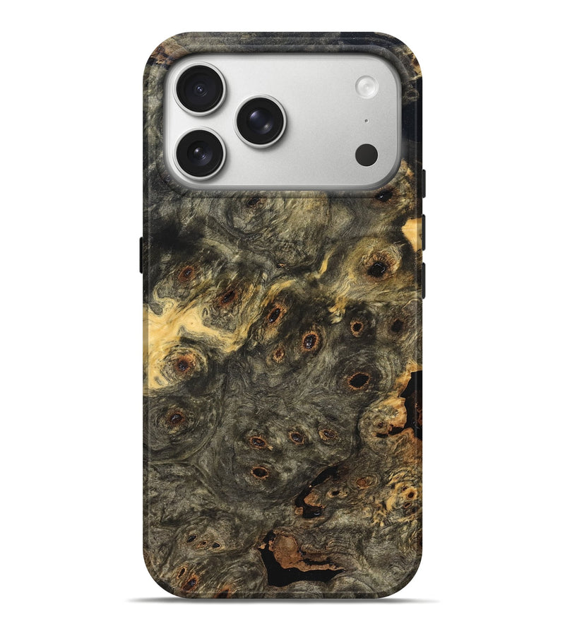 iPhone 17 Pro Max Wood Live Edge Phone Case - Besse (Solid Wood, 823516)