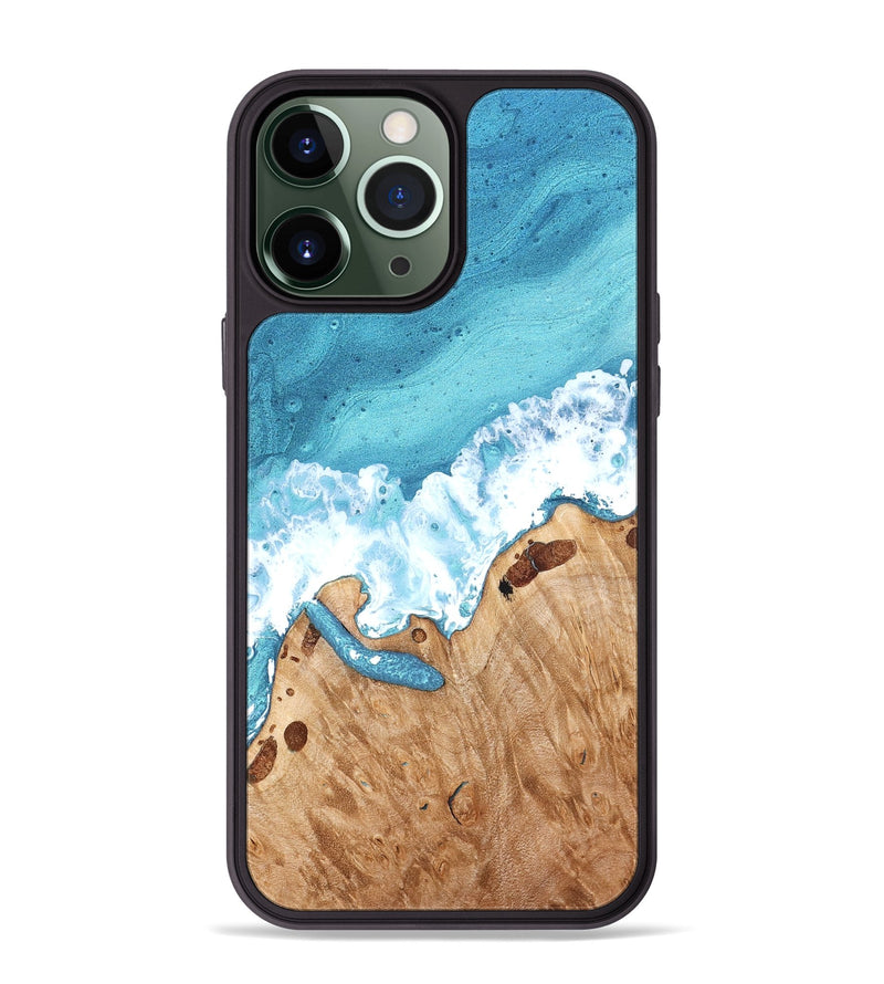 iPhone 13 Pro Max Wood Phone Case - Ashli (Coastal, 823517)